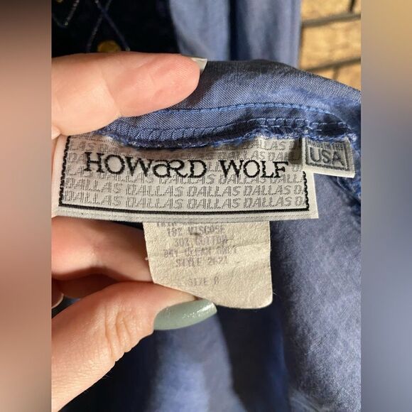 Western‎ Howard Wolf button down blouse - Picture 3 of 6
